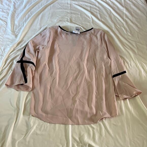 NWT Calvin Klein Pink Bell Sleeve Blouse Sz XL Work Career Office - Picture 5 of 7